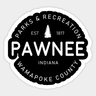 parks and recreation Pawnee Sticker